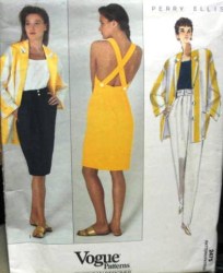 2475 P ELLIS LONG JACKET,STRAPPY DRESS,BOTTOMS PATTERN 6-10